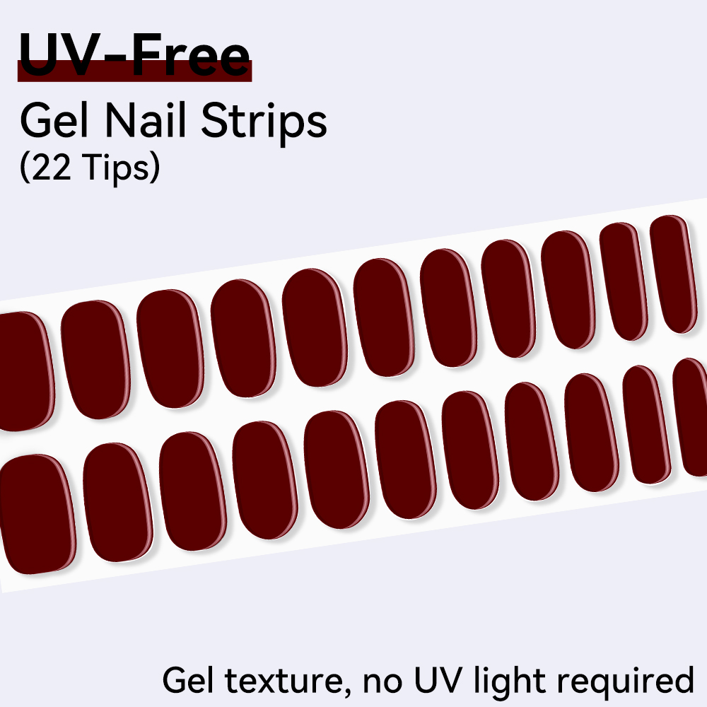 Full Cover Adhesive - UV-Free Strips Nails Stickers Fairy Full-Cover