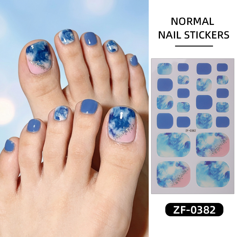 22Tips Gradient Marble Toe Nai - đánh giá và giá Full Cover Adhesive