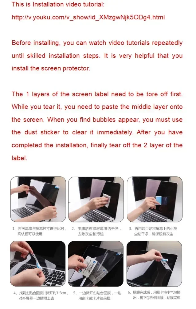1 Cái Chống Lóa Mờ/1 Chiếc Rõ  - đánh giá và giá Matte Anti Glare Screen