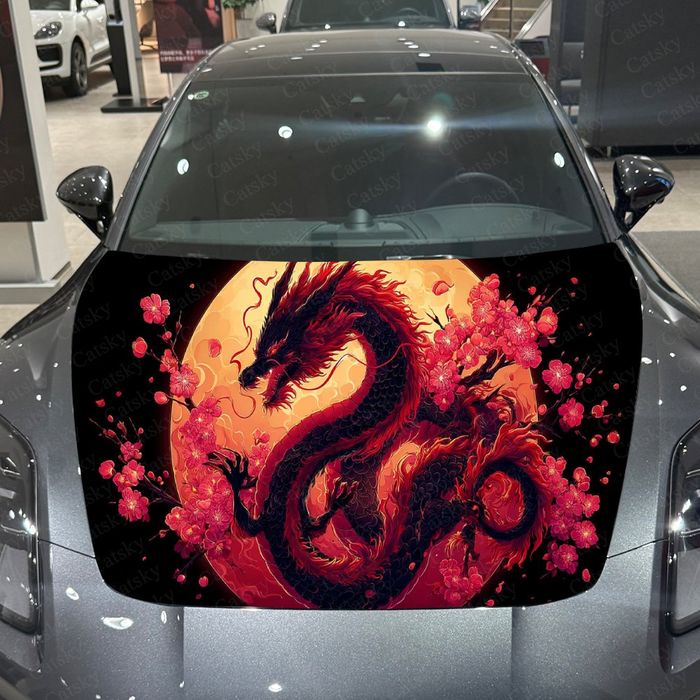 Full Moon Sakura Dragon Car Vi - đánh giá và giá Full Cover Adhesive