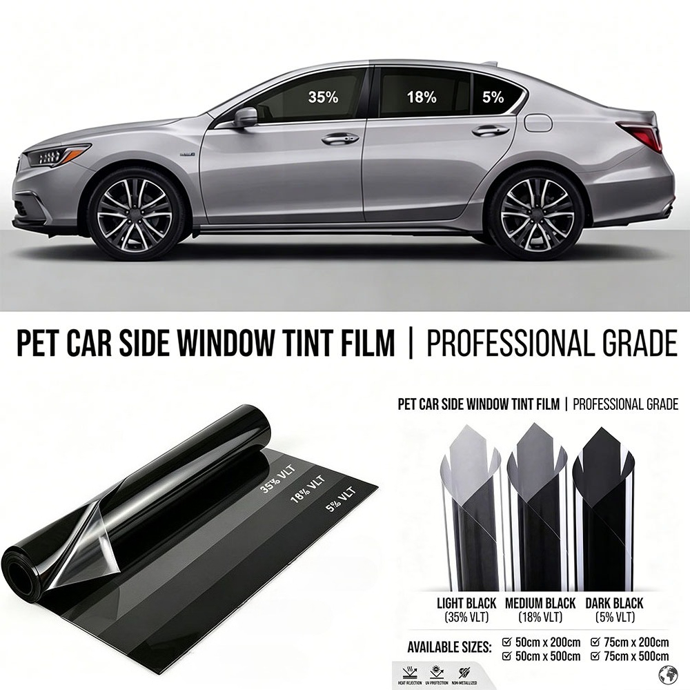 2m/5m 5/18/35 Percent VLT Car  - đánh giá và giá Glass Protector Auto