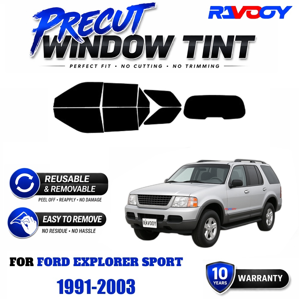 RAVOOY Precut Window Tint, Reu - đánh giá và giá Air Bubble Remover
