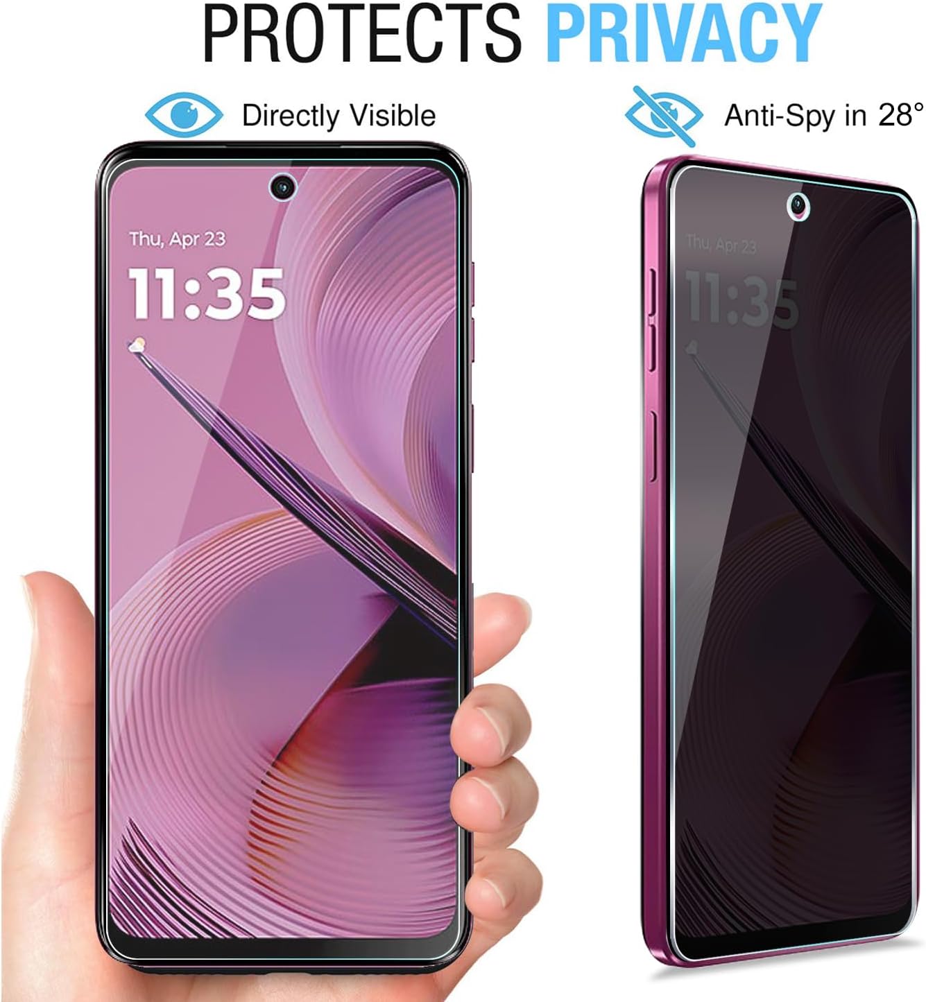 [2 Pack] For Moto G 5G 2025 Pr - đánh giá và giá Privacy Filter 2Pack