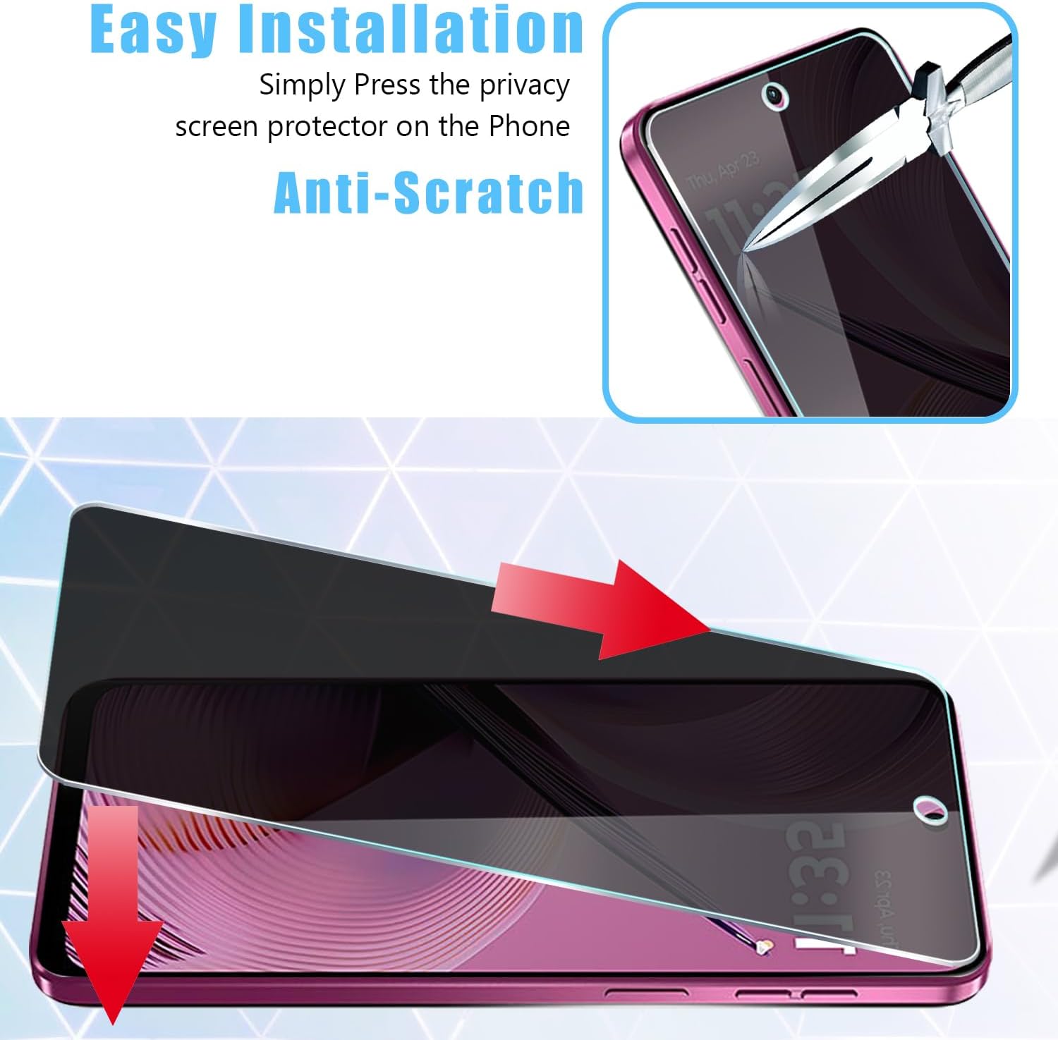 [2 Pack] For Moto G 5G 2025 Pr - đánh giá và giá Privacy Filter 2Pack