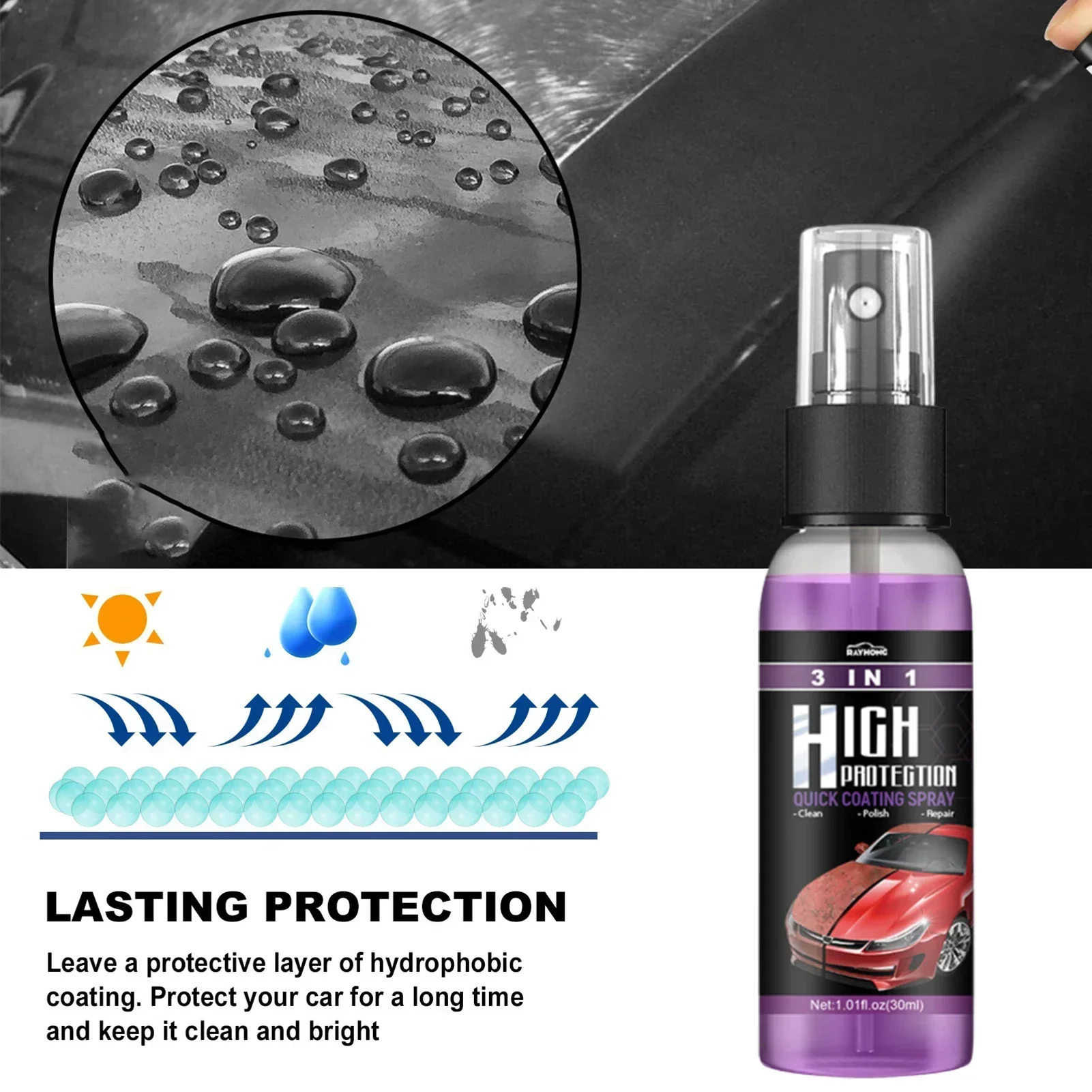 3 In 1 Car Ceramic Nano Coatin - đánh giá và giá Nano Liquid Coating