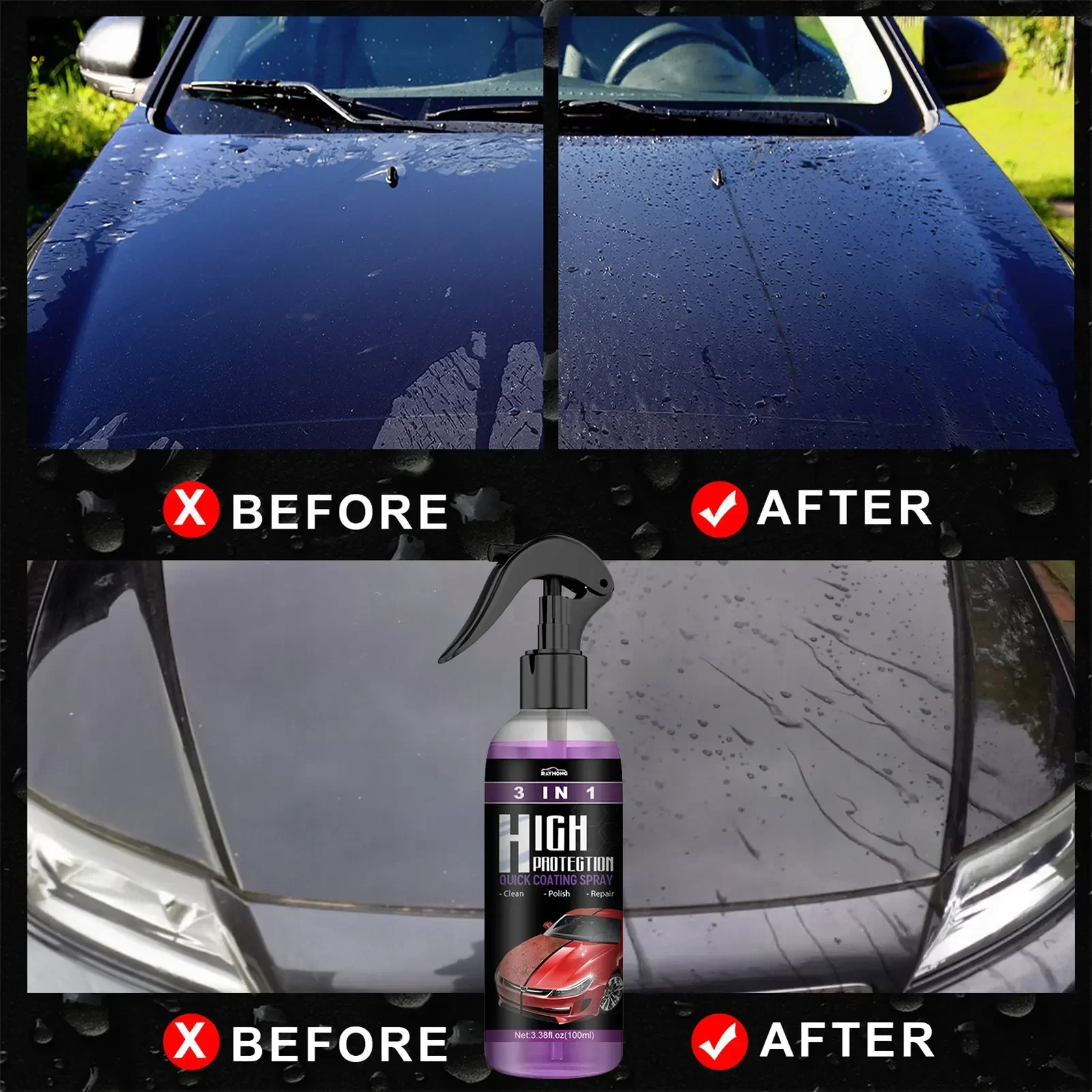 3 In 1 Car Ceramic Nano Coatin - đánh giá và giá Nano Liquid Coating