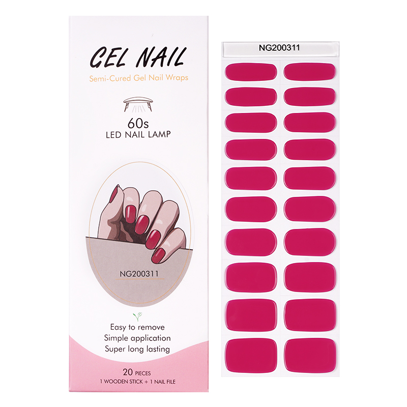 Huizi French Gel Nail Strips P - đánh giá và giá Full Cover Adhesive