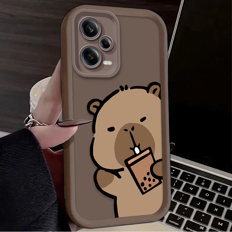 Cartoon Cute Capybara Phone Ca - đánh giá và giá Xiaomi Redmi Note 14